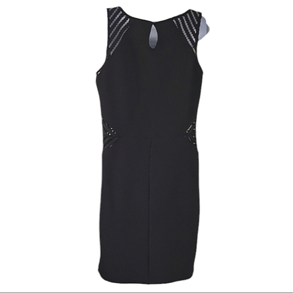 Romeo & Juliet Couture Bodycon Cocktail Dress Size Large Black - Picture 2 of 9